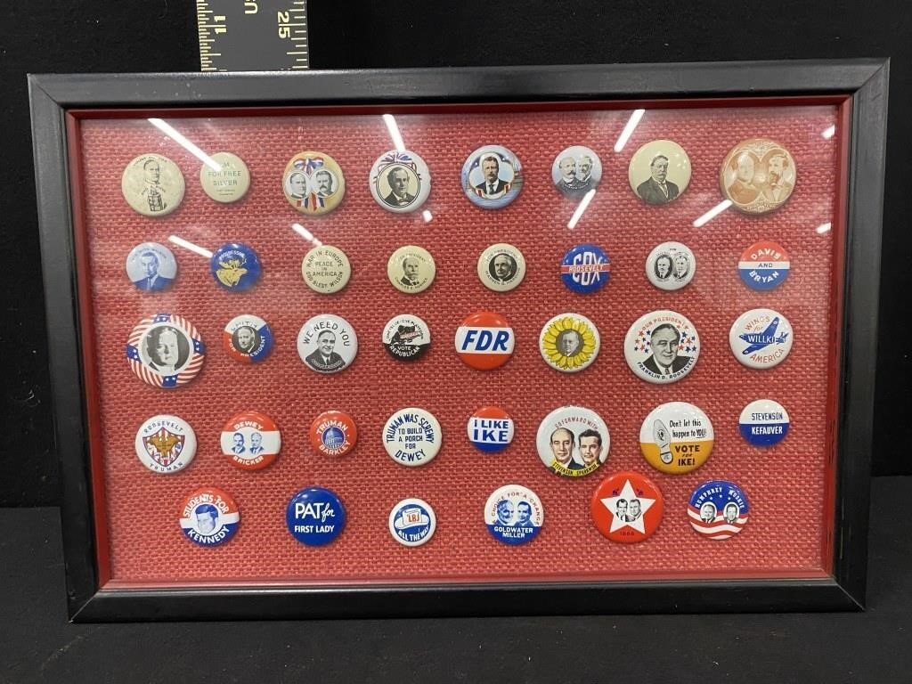 Vintage Political Button Collection