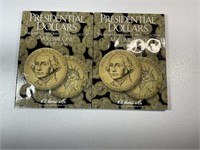 EMPTY Presidential dollar albums, 1 and 2