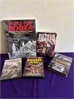 War DVDs and Battle for Korea Book