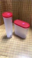 New Tupperware containers one spaghetti keeper