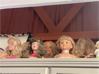 Barbie doll Styling heads