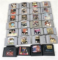 cartridge games: Nintendo64, Sega Genesis,