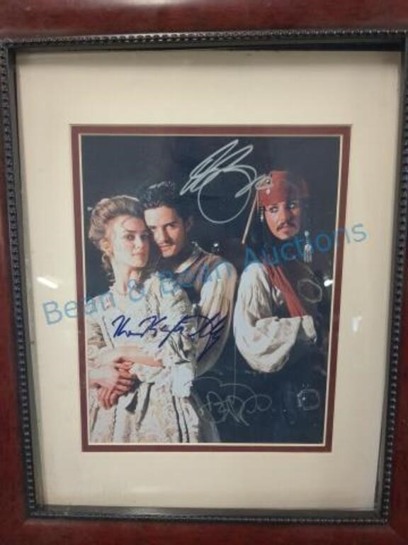 Signed pirates of the Caribbean picture