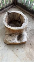 Large natural tree trunk stump, looks like it’s