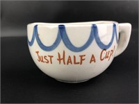 Just Half a Cup Ceramic Mug