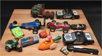 Collection of Vintage Friction & Die Cast Toys