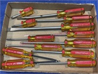 Lot of Stanley USA Screwdrivers