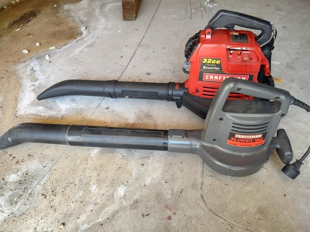 2 Craftsman Blower Vacs - Read Details