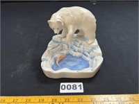 Ceramic Polar Bear Ashtray
