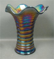 Imperial Elec. Purple Squatty Ripple Vase