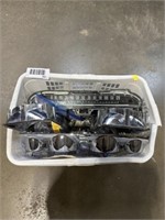 Assortment of car parts and accessories