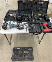 Lot of Drills and bits