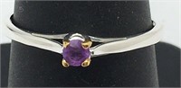 Sterling Silver Amethyst Ring