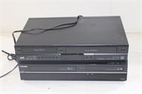 LOT OF (2) DVD VHS PLAYERS