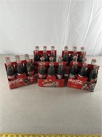 Vintage Coca-Cola glass bottle six packs