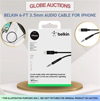 BELKIN 6-FT 3.5mm AUDIO CABLE FOR IPHONE