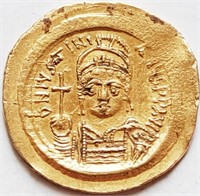 Justinian I 542-565 Gold Solidus Ancient coin