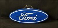 Metal Ford Blue Oval Tool Box