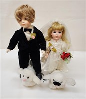 Porcelain Dolls Married Couple