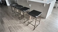 4PC COUNTER STOOLS