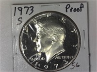 1973-S Proof Kennedy Half Dollar