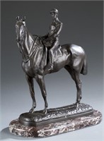 John Willis Good, Equestrian Bronze, 1875.