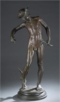 "Mercury" After Jean Bologne, Bronze.