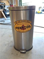 Trash Can w/ Pennzoil Decal