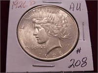 1926 Peace Silver Dollar - AU