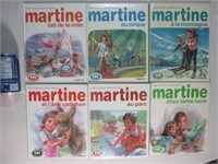6 albums de la série  “Martine” (1956 à ‘81)