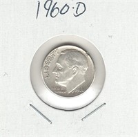 1960-D U.S. Silver Roosevelt Dime