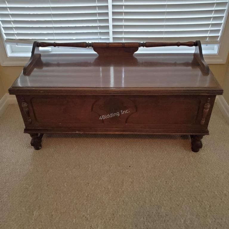 Blanket Box with beautiful accents