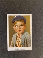 DICKIE MOORE: Antique Tobacco Card (1933)