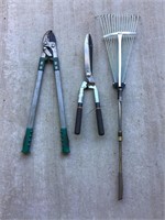 Outdoor Tools Lot of 3 Clippers Shears Extendible