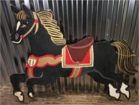 Hand Painted Wooden Carousel Horse