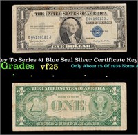 1935H Key To Series $1 Blue Seal Silver Certificat