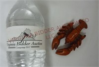Vintage Souvenir Cast Iron 3.5" Long Lobster