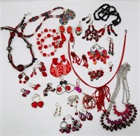 Red & Black Costume Fashion Jewelry