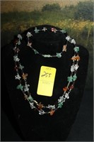 MULTI COLOR STONE NECKLACE & BRACELET