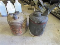 2 gas cans(dents)