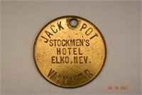 Stockmen's Elko Nevada Jackpot Winner Token