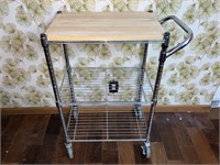 Heavy Wire Kitchen Cart Cutting Board Top