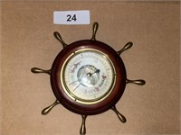 Ship's Wheel Barometer