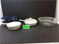 Corning Ware and Pyrex bowl