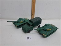 Toy Tanks and Truck