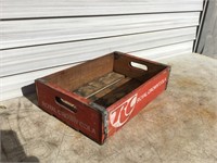 Wood Soda Bottle Crate  RC ROYAL CROWN COLA