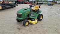 John Deere L100B Riding Lawn Mower w/ 42" Deck