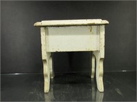 Painted Primitive Shoe Shine Stand