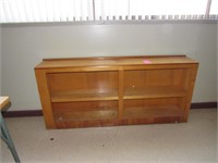 Wood Bookcase w/ cubbies