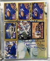 Baltimore Colts & John Mackey Autograph Lot